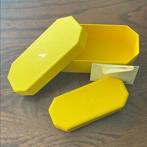 Yellow Swarovski glasses Boxwith Lid